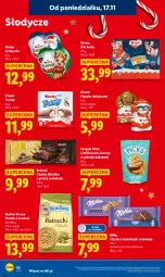 Gazetka promocyjna Lidl - GAZETKA - Gazetka - ważna od 19.11 do 19.11.2025 - strona 52 - produkty: Banany, Ciastka, Ser, Sati, Kawa, Alcon, Kakao, Oreo, Kinder, Milka
