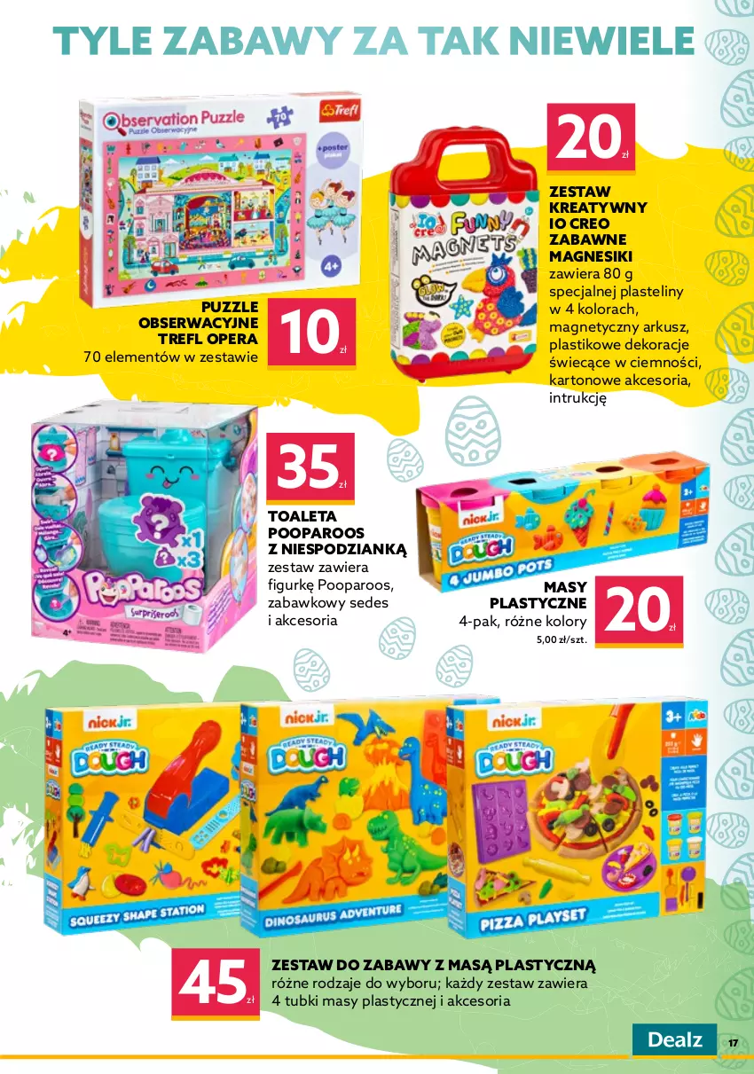 Gazetka promocyjna Dealz - KATALOG WIELKANOCNYO kurczę! Ale ceny! - ważna 28.03 do 16.04.2022 - strona 17 - produkty: Ananas, Banany, Klej, Owoce, Puzzle, Ser, Zabawka