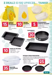 Gazetka promocyjna Dealz - KATALOG WIELKANOCNYO kurczę! Ale ceny! - Gazetka - ważna od 16.04 do 16.04.2022 - strona 9 - produkty: Piec, Top, Por, Tortownica, Papier, Ręcznik kuchenny, Wałek do ciasta, Forma do pieczenia, Wałek, Ręcznik, Naczynie żaroodporne, Papier do pieczenia, Patelnia