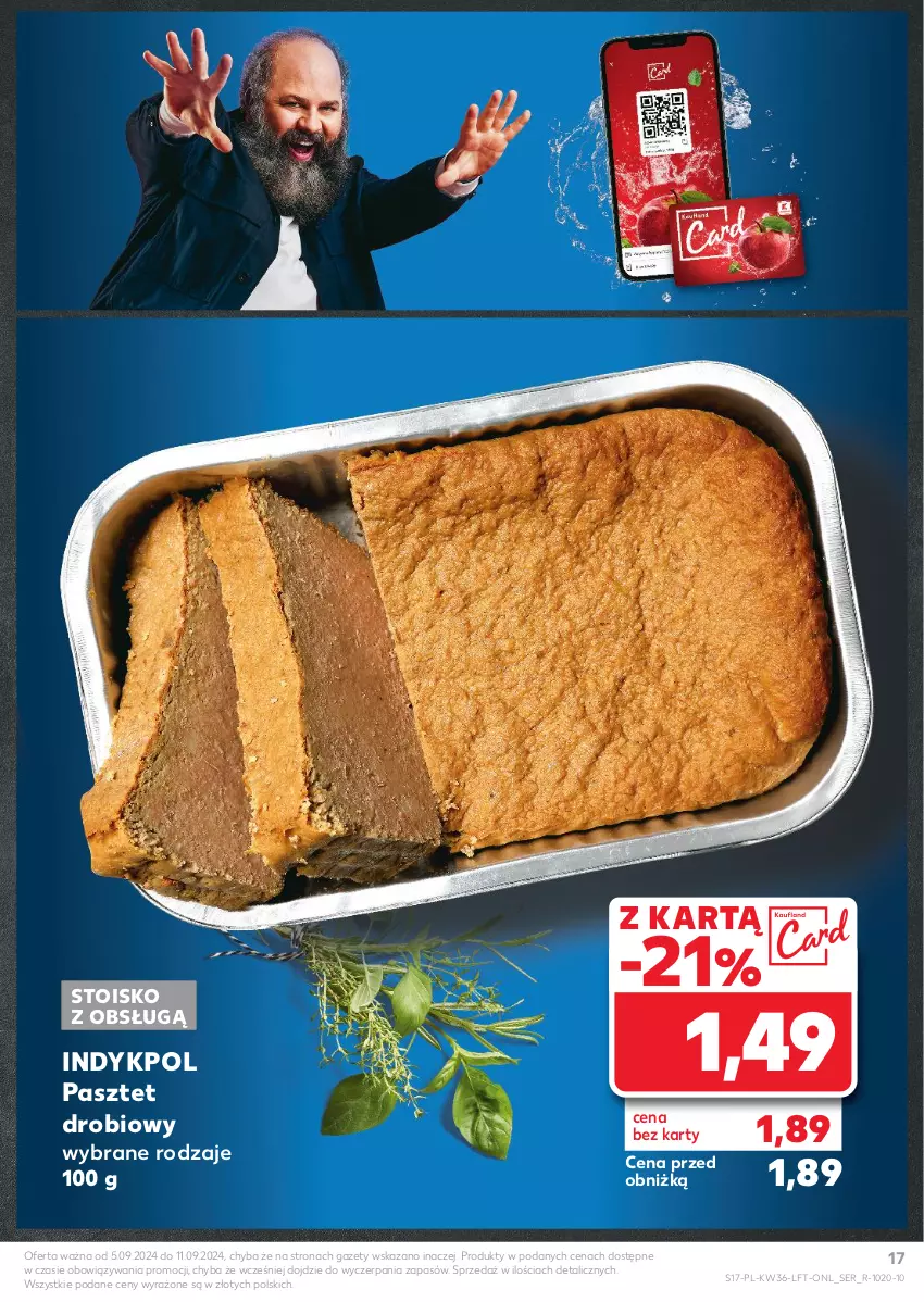 Gazetka promocyjna Kaufland - Gazetka tygodnia - ważna 05.09 do 11.09.2024 - strona 17 - produkty: Pasztet, Ser