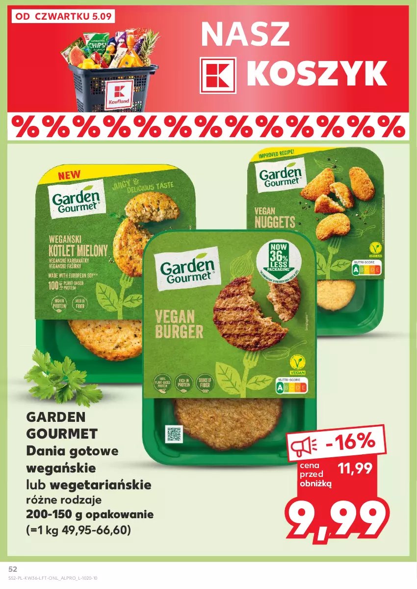 Gazetka promocyjna Kaufland - Gazetka tygodnia - ważna 05.09 do 11.09.2024 - strona 52 - produkty: Alpro, Dania gotowe, Kosz