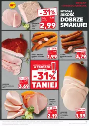 Gazetka promocyjna Kaufland - Gazetka tygodnia - Gazetka - ważna od 11.09 do 11.09.2024 - strona 15 - produkty: Polędwica, Sok, Madej Wróbel, Szynka, Kabanos, Szynka biała, Kiełbasa, Olewnik