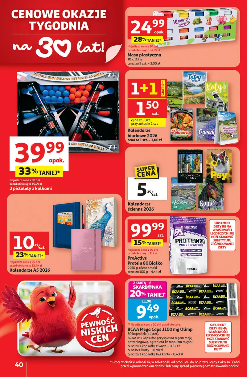 Gazetka promocyjna Auchan - Gazetka 30 Lat Hipermarket Auchan - ważna 08.01 do 14.01.2026 - strona 40 - produkty: Biurko, Gra, Kalendarz