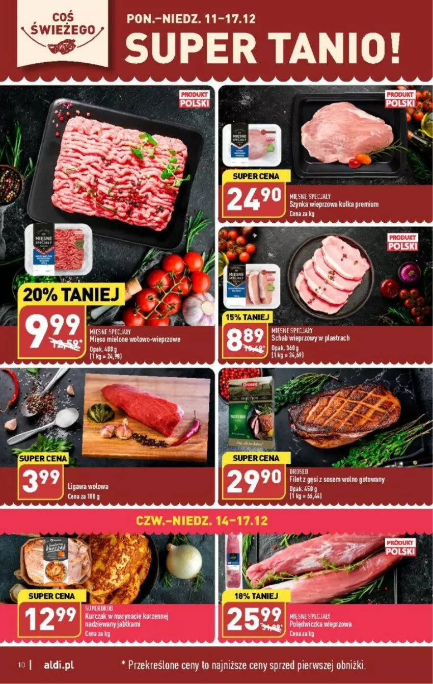 Gazetka promocyjna Aldi - ważna 11.12 do 17.12.2023 - strona 2 - produkty: Mięsne specjały, Schab wieprzowy, Sos, Szynka, Szynka wieprzowa