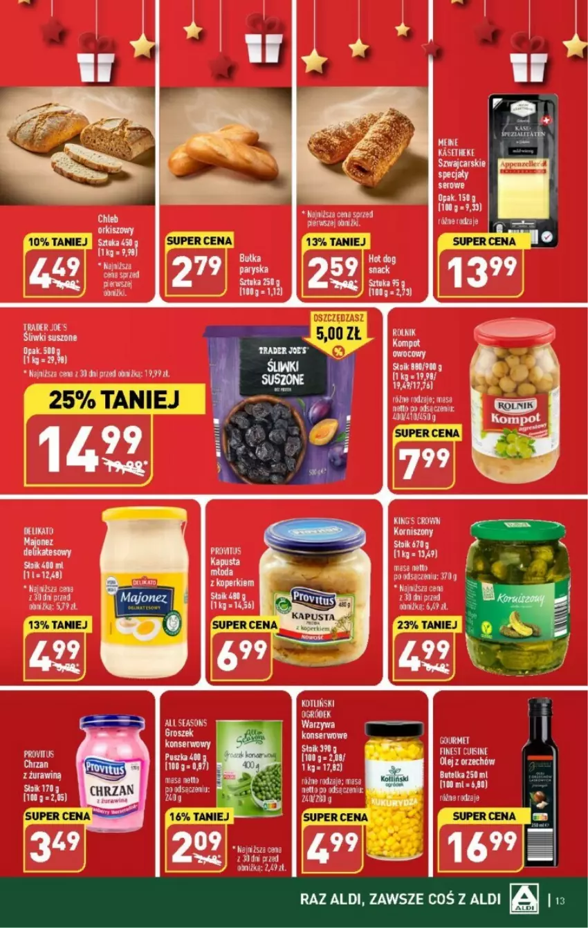 Gazetka promocyjna Aldi - ważna 11.12 do 17.12.2023 - strona 5 - produkty: Korniszony, Moda, O nas, Ogród, Opony, Ser