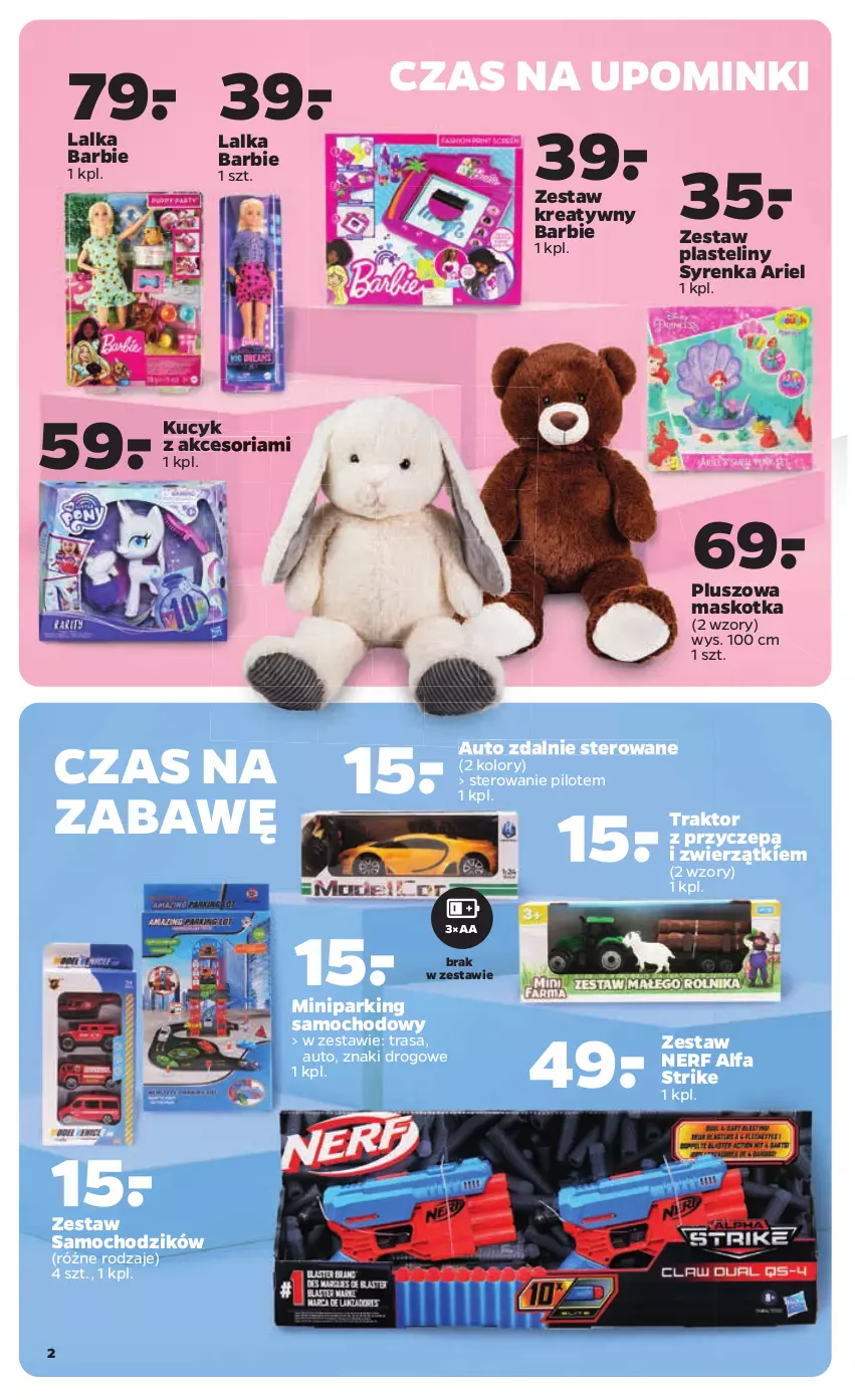 Gazetka promocyjna Netto - Gazetka non food - ważna 29.11 do 04.12.2021 - strona 2 - produkty: Ariel, Barbie, Chodzik, Fa, Lalka, Nerf, Traktor