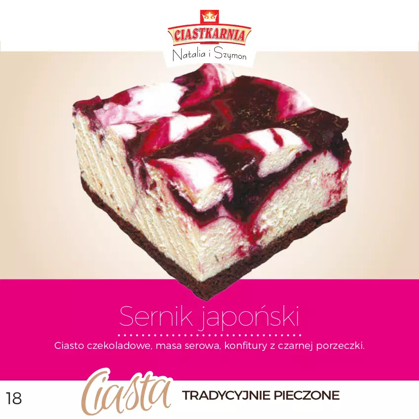 Gazetka promocyjna Topaz - Gazetka - ważna 01.01 do 31.12.2026 - strona 18 - produkty: Ciasto czekoladowe, Por, Ser