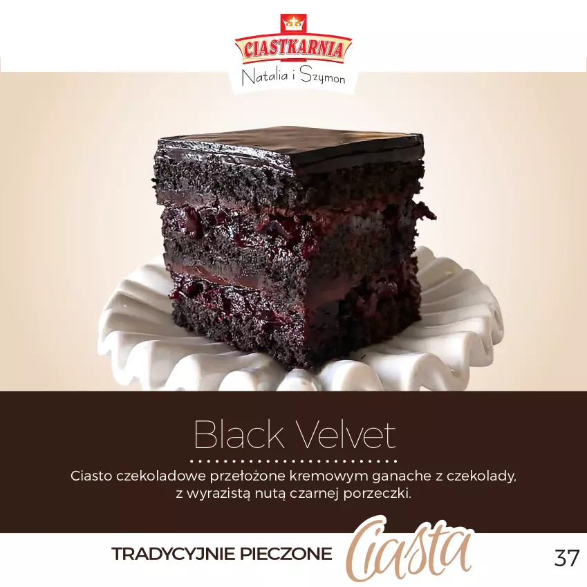 Gazetka promocyjna Topaz - Gazetka - ważna 01.01 do 31.12.2026 - strona 37 - produkty: Ciasto czekoladowe, Lack, Por, Velvet