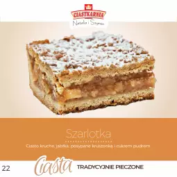 Gazetka promocyjna Topaz - Gazetka - Gazetka - ważna od 31.12 do 31.12.2026 - strona 22 - produkty: Szarlotka, Jabłka