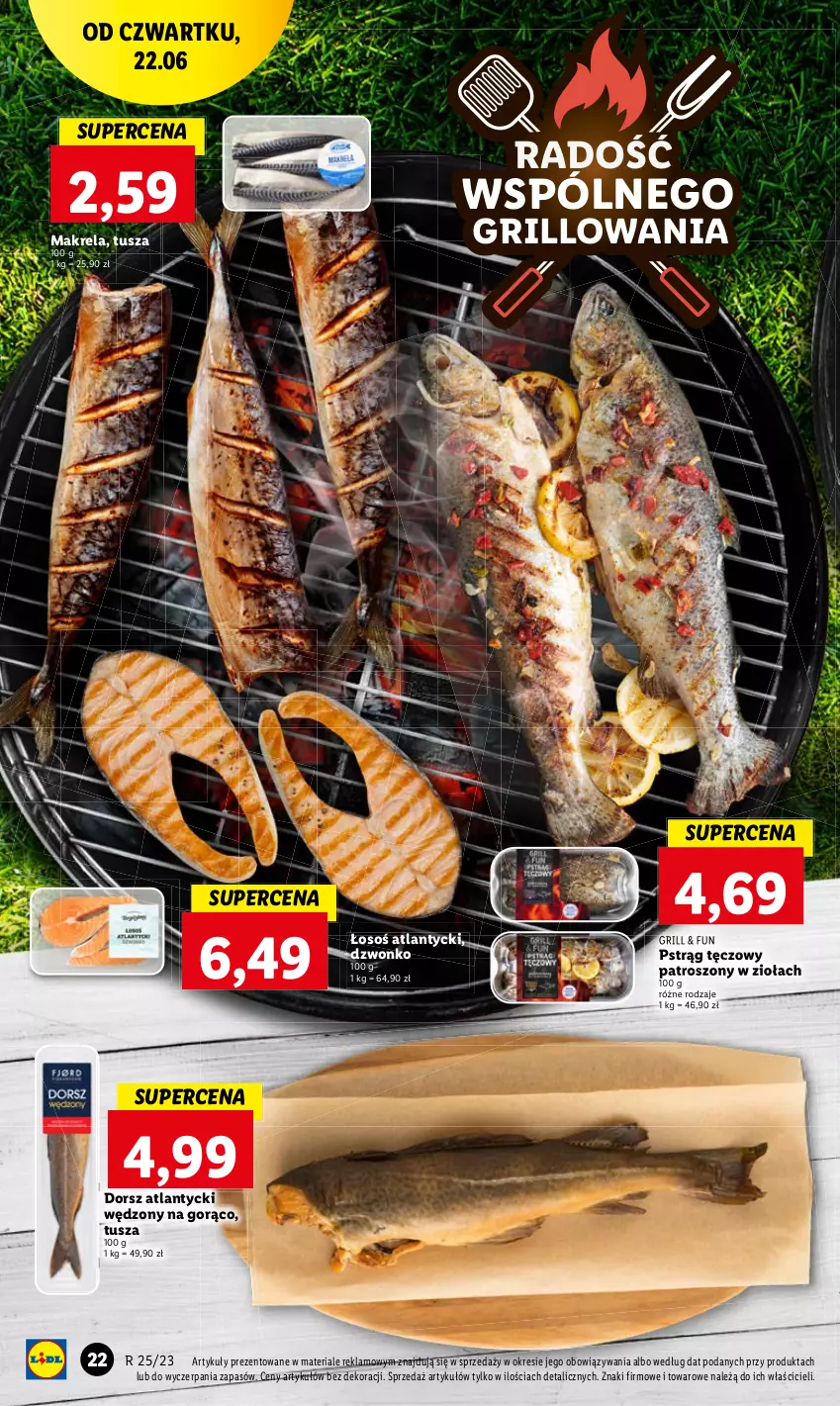 Gazetka promocyjna Lidl - GAZETKA - ważna 22.06 do 25.06.2023 - strona 26 - produkty: Dorsz, Grill