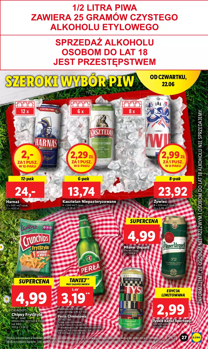 Gazetka promocyjna Lidl - GAZETKA - ważna 22.06 do 25.06.2023 - strona 33 - produkty: Ketchup, Por, Ser