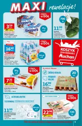 Gazetka promocyjna Auchan - Gazetka Ceny w dół Część 3 Supermarket Auchan - Gazetka - ważna od 24.01 do 24.01.2024 - strona 3 - produkty: Jaja, Wafelek, Siatka, Chusteczki, Dzieci, Knoppers, Woda niegazowana, Staropolanka, Mleczna kanapka, Woda, Kinder