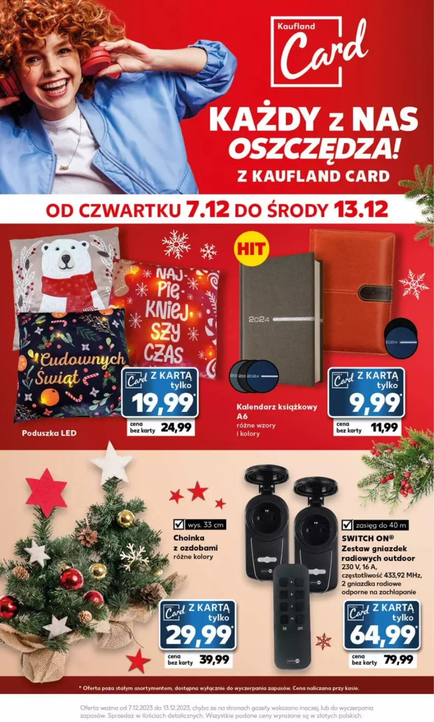 Gazetka promocyjna Kaufland - ważna 11.12 do 13.12.2023 - strona 15 - produkty: Choinka, Inka, Ozdoba, Poduszka, Por