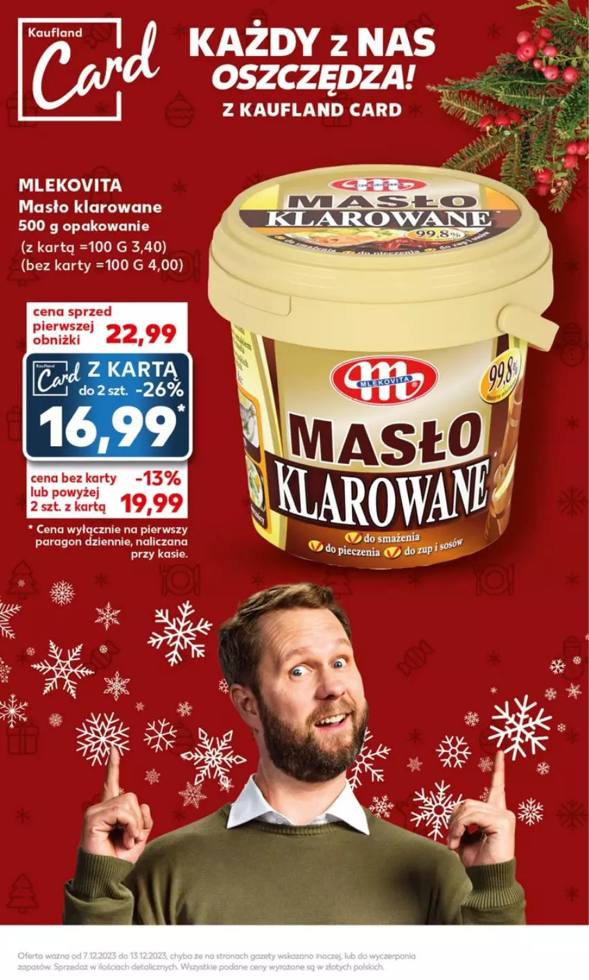 Gazetka promocyjna Kaufland - ważna 11.12 do 13.12.2023 - strona 18 - produkty: Fa, Masło, Masło klarowane, Mleko, Mlekovita