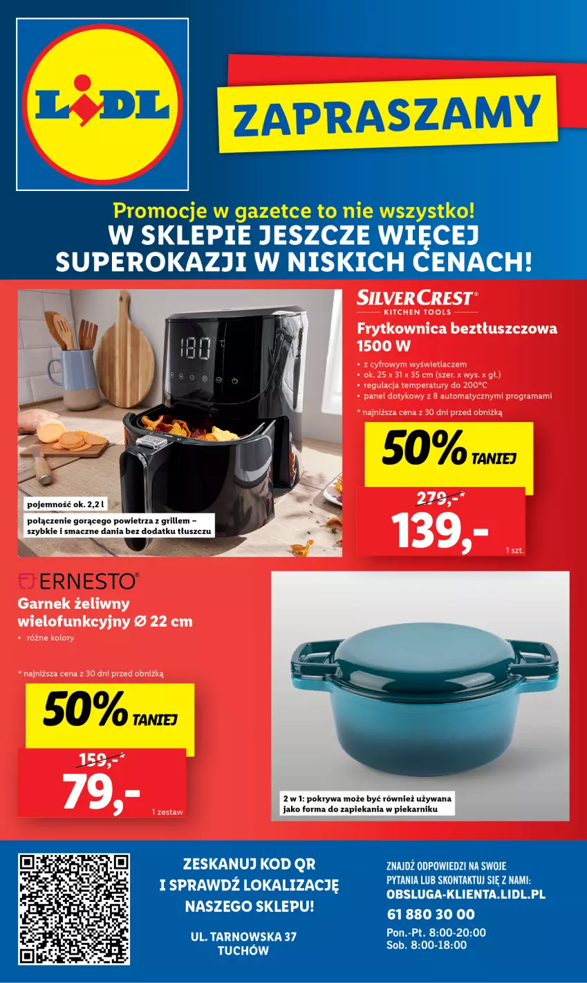 Gazetka promocyjna Lidl - Nowy Lidl w Tuchowie już otwarty - ważna 13.05 do 18.05.2024 - strona 8 - produkty: Garnek, Gra, Pokrywa, Rama