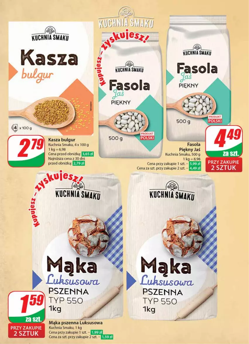 Gazetka promocyjna Dino - Gazetka 21 / 2024 - ważna 22.05 do 28.05.2024 - strona 21 - produkty: Bulgur, Kasza, Koc, Kuchnia, LG, Mąka, Mąka pszenna