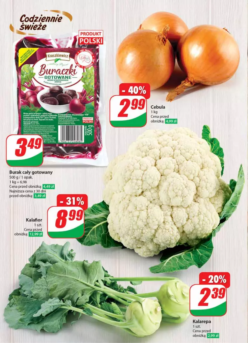 Gazetka promocyjna Dino - Gazetka 21 / 2024 - ważna 22.05 do 28.05.2024 - strona 34 - produkty: Cebula, Kalafior
