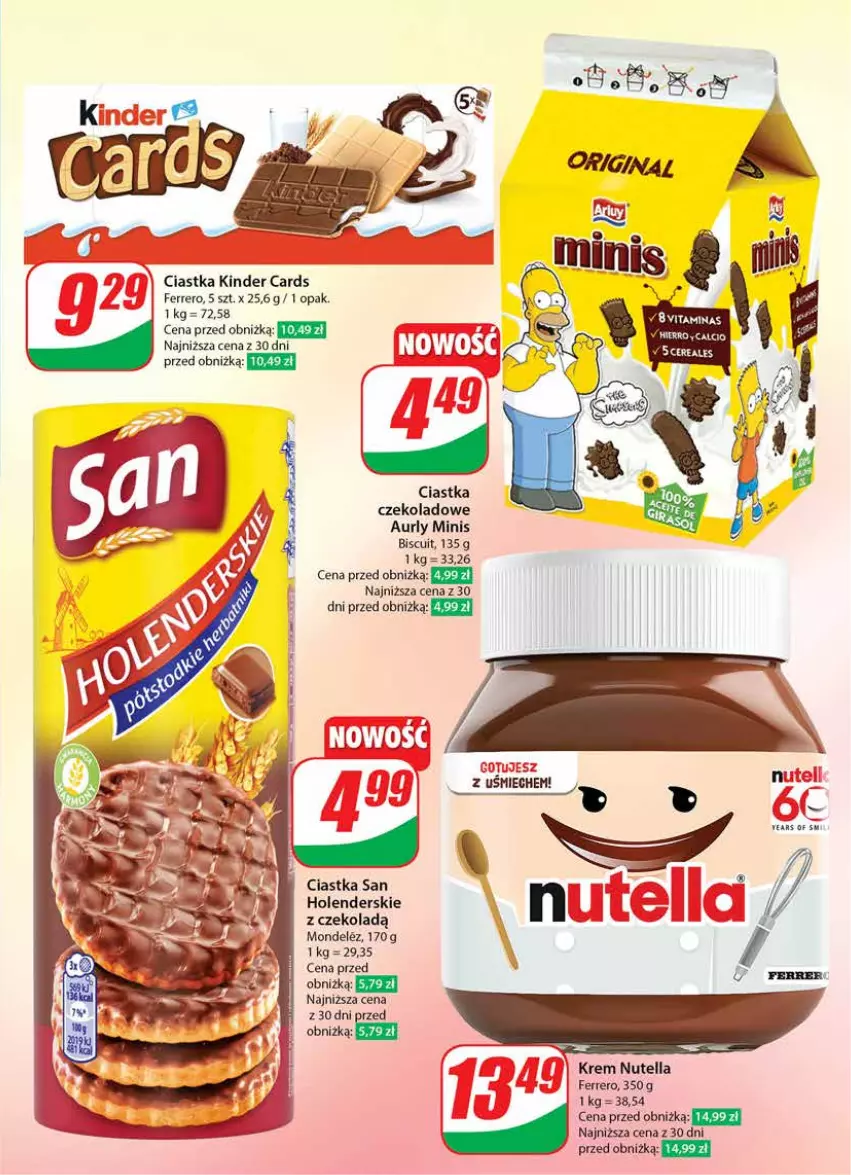 Gazetka promocyjna Dino - Gazetka 21 / 2024 - ważna 22.05 do 28.05.2024 - strona 7 - produkty: Ciastka, Ferrero, Kinder, Nutella