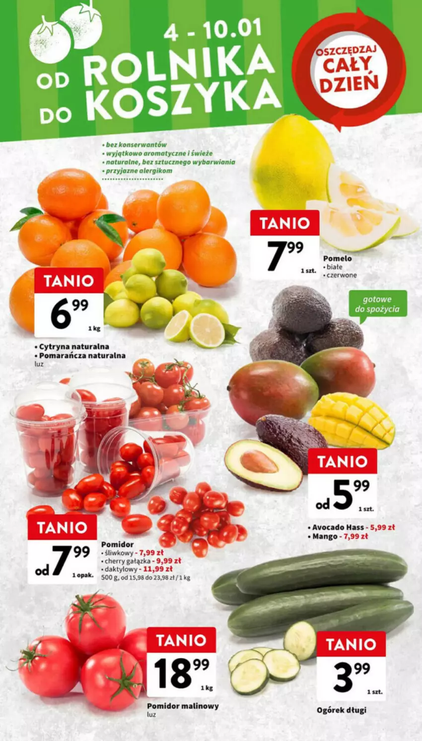 Gazetka promocyjna Intermarche - ważna 08.01 do 10.01.2024 - strona 33 - produkty: Avocado, Mango, Ogórek, Pomidor malinowy, Ser