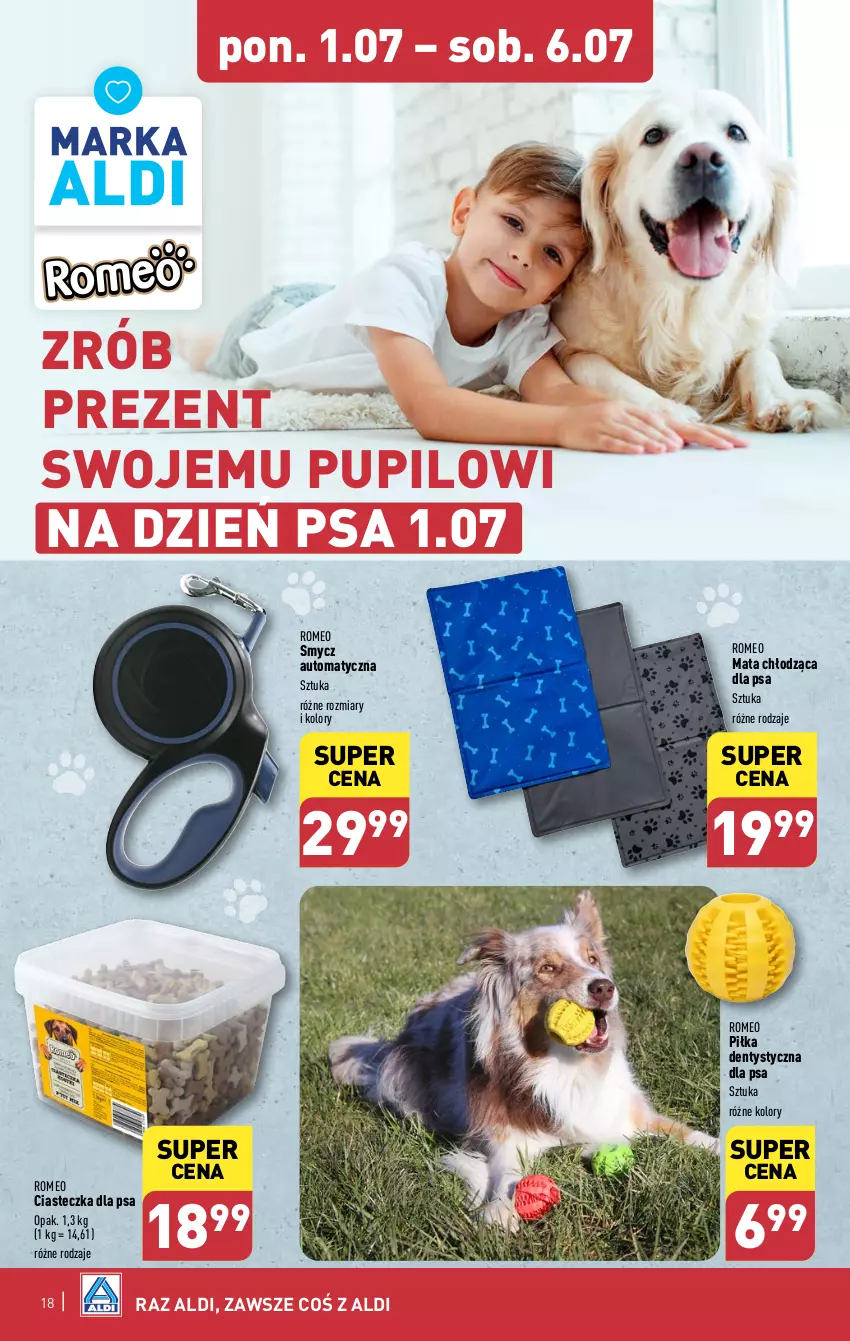 Gazetka promocyjna Aldi - Pełna oferta - ważna 01.07 do 06.07.2024 - strona 18 - produkty: Mata chłodząca, Smycz