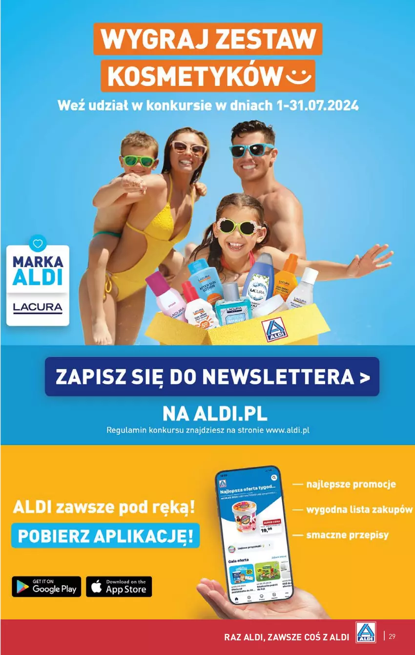 Gazetka promocyjna Aldi - Pełna oferta - ważna 01.07 do 06.07.2024 - strona 29 - produkty: Fa, Gra