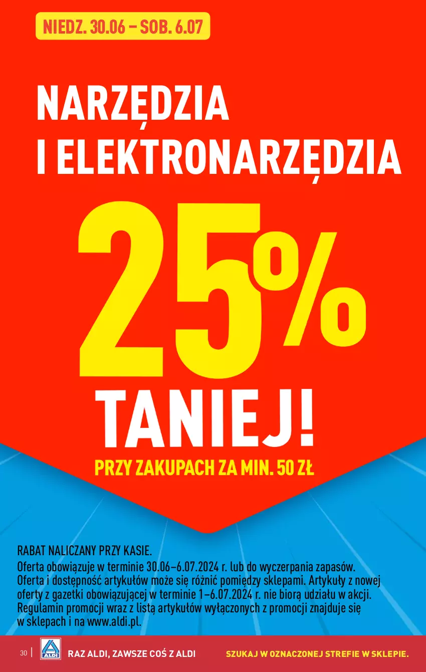 Gazetka promocyjna Aldi - Pełna oferta - ważna 01.07 do 06.07.2024 - strona 30