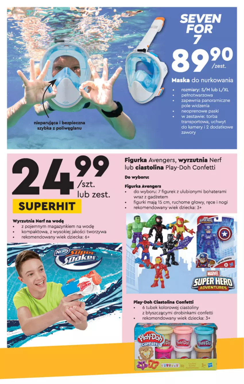 Gazetka promocyjna Biedronka - Wakacyjne Ciuchy - ważna 26.07 do 11.08.2021 - strona 22 - produkty: Avengers, Inka, Nerf, Piec, Play-Doh, Sok, Tera, Wyrzutnia