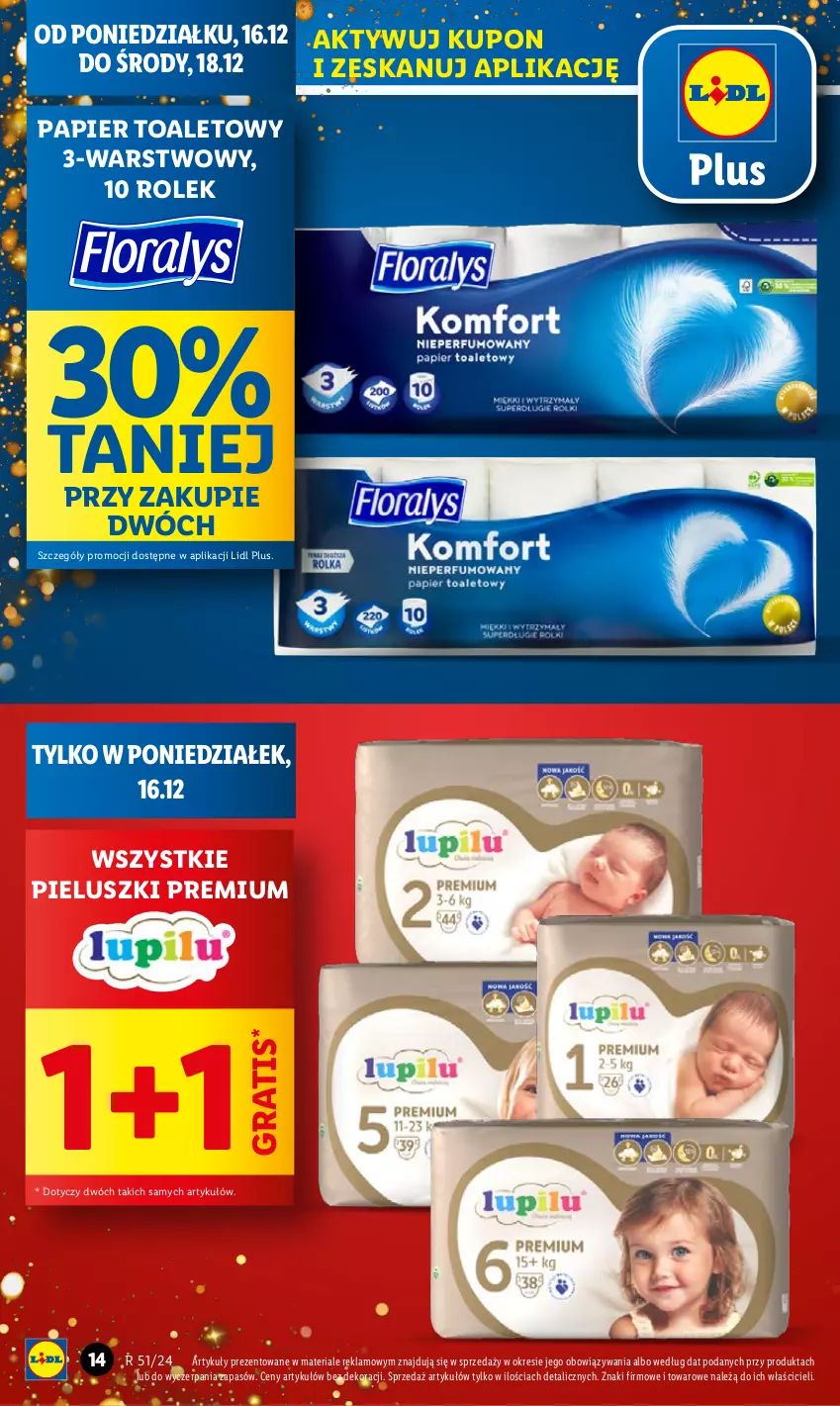 Gazetka promocyjna Lidl - GAZETKA - ważna 16.12 do 18.12.2024 - strona 14 - produkty: Gra, Papier, Papier toaletowy