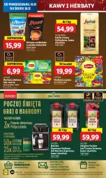 Gazetka promocyjna Lidl - GAZETKA - Gazetka - ważna od 18.12 do 18.12.2024 - strona 54 - produkty: Torebka, Gin, Kawa ziarnista, Kawa, Herbata czarna, Fusion, Lipton, Czekolada, Baton, Jacobs, Herbata, Segafredo