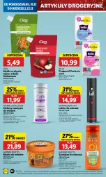 Gazetka promocyjna Lidl - GAZETKA - Gazetka - ważna od 18.12 do 18.12.2024 - strona 66 - produkty: Fructis, Mydło w płynie, Bell, Schwarzkopf, Perfecta, Taft, Joanna, Maska do włosów, Szampon, Podpaski, Garnier, Lakier do włosów, Bella, Mydło, Maska, Lakier