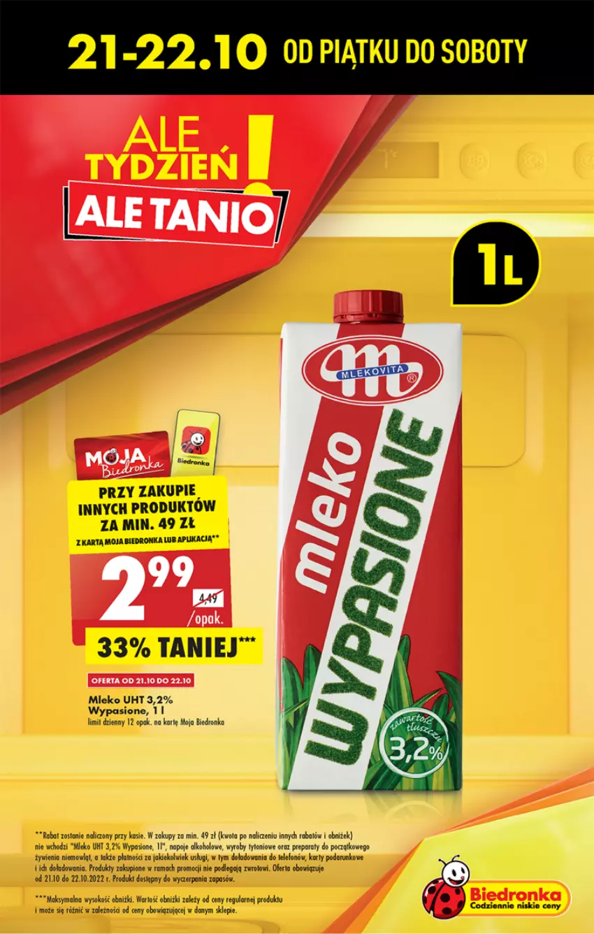 Gazetka promocyjna Biedronka - W tym tygodniu - ważna 20.10 do 26.10.2022 - strona 11 - produkty: Dron, Mleko, Rama, Sok, Telefon