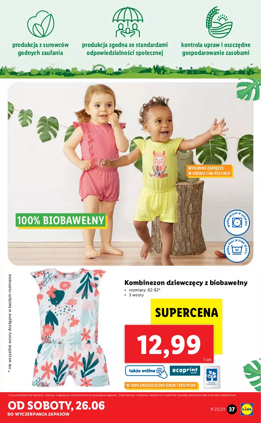 Gazetka promocyjna Lidl - GAZETKA - ważna 21.06 do 26.06.2021 - strona 37 - produkty: Fa, Kombinezon