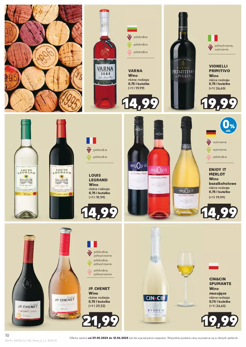 Gazetka promocyjna Kaufland - Barek Kauflandu - ważna 29.05 do 12.06.2024 - strona 10 - produkty: Gra, Merlot, Mus, Puma, Wino, Wino bezalkoholowe, Wino musujące