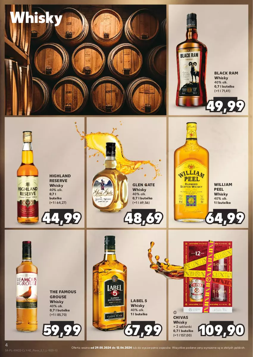 Gazetka promocyjna Kaufland - Barek Kauflandu - ważna 29.05 do 12.06.2024 - strona 4 - produkty: Fa, Glen Gate, Lack, Lanki, Ser, The Famous Grouse, Whisky