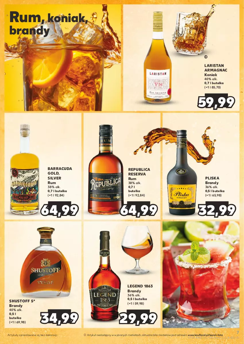 Gazetka promocyjna Kaufland - Barek Kauflandu - ważna 29.05 do 12.06.2024 - strona 7 - produkty: Brandy, Dres, Pliska, Rum, Ser