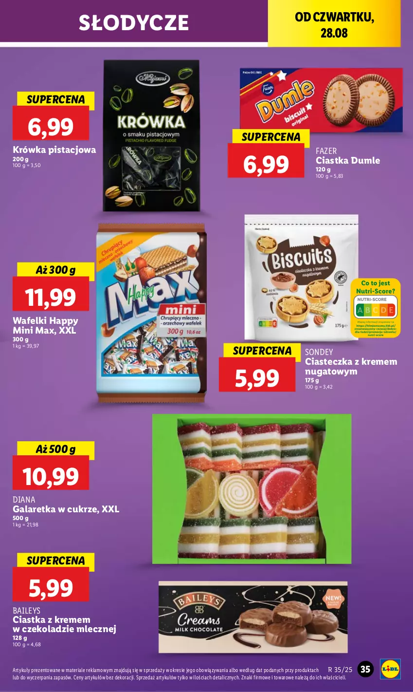 Gazetka promocyjna Lidl - GAZETKA - ważna 28.08 do 31.08.2025 - strona 39 - produkty: Ciastka, Fa, Gala, Galaretka