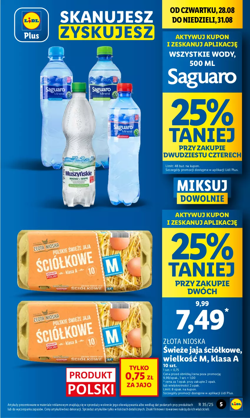 Gazetka promocyjna Lidl - GAZETKA - ważna 28.08 do 31.08.2025 - strona 5 - produkty: Jaja