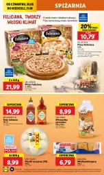 Gazetka promocyjna Lidl - GAZETKA - Gazetka - ważna od 31.08 do 31.08.2025 - strona 40 - produkty: Feliciana, Sos, Ser, Hamburger, Prosciutto, Salsa, Dr. Oetker, Pizza, Burger, Kluski na parze, Fa