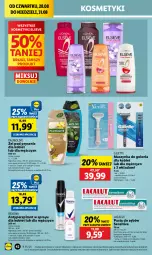 Gazetka promocyjna Lidl - GAZETKA - Gazetka - ważna od 31.08 do 31.08.2025 - strona 46 - produkty: Elseve, Palmolive, Rexona, Pasta do zębów, Szynka, Lacalut, Maszynka, Maszynka do golenia, Antyperspirant