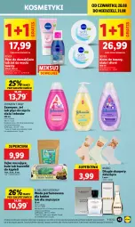 Gazetka promocyjna Lidl - GAZETKA - Gazetka - ważna od 31.08 do 31.08.2025 - strona 47 - produkty: Woda perfumowana, Makijaż, Krem do twarzy, Mus, Gra, Johnson's, Bell, Perfum, Karp, Johnson's Baby, Szampon, Dzieci, Płyn do mycia, Woda, Nivea