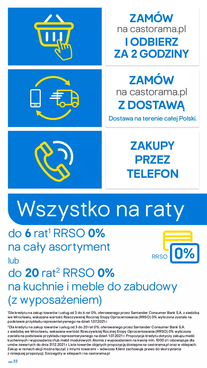 Gazetka promocyjna Castorama - Gazetka Castorama - ważna 01.12 do 26.12.2021 - strona 32 - produkty: Astor, Meble, Rama, Telefon, Top