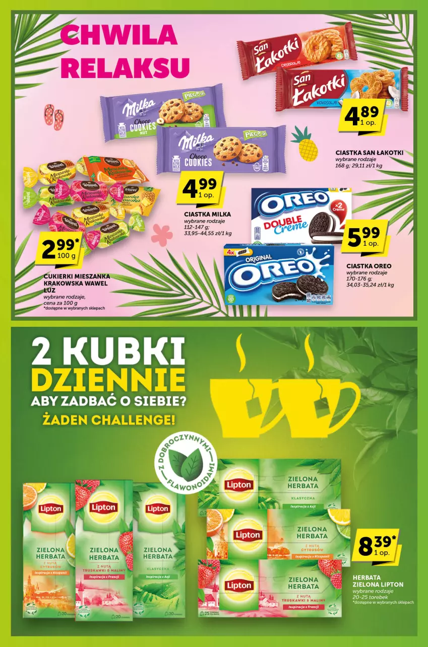 Gazetka promocyjna ABC - ważna 25.07 do 06.08.2024 - strona 6 - produkty: Ciastka, Herbata, Lipton, Milka, Oreo, Truskawki, Wawel