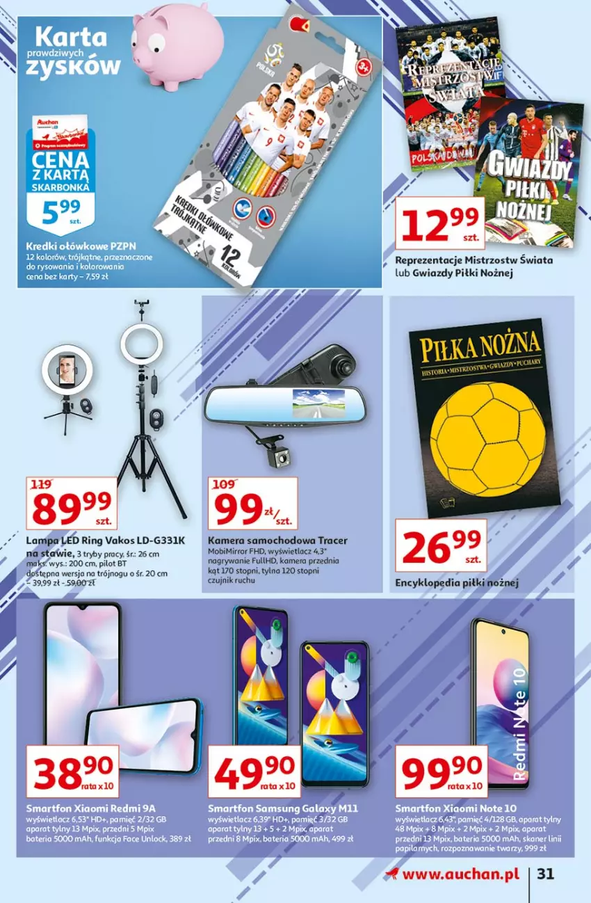 Gazetka promocyjna Auchan - Hiper Emocje Hipermarkety - ważna 17.06 do 23.06.2021 - strona 31 - produkty: Acer, Gry, Kamera, Lampa, Lampa LED, Noż, Top