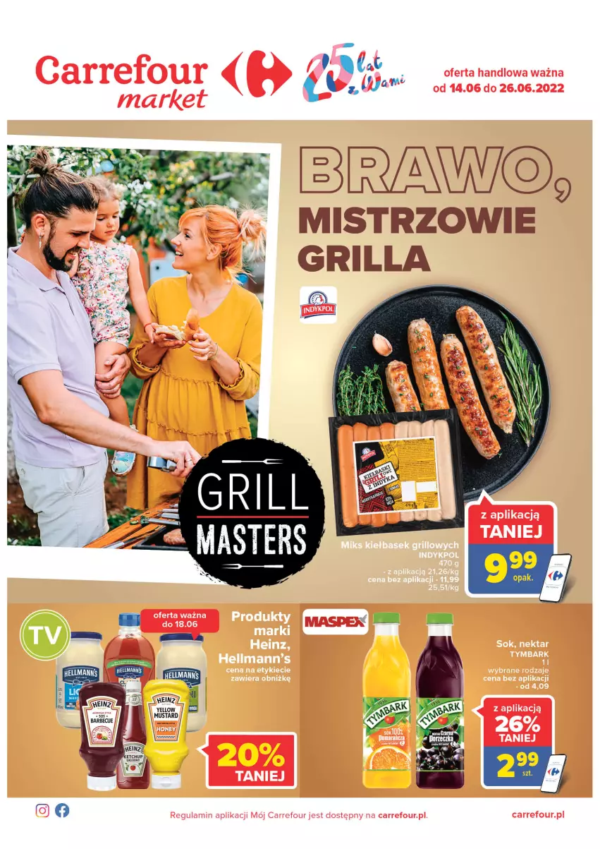 Gazetka promocyjna Carrefour - Gazetka Market - ważna 14.06 do 26.06.2022 - strona 1 - produkty: Mus