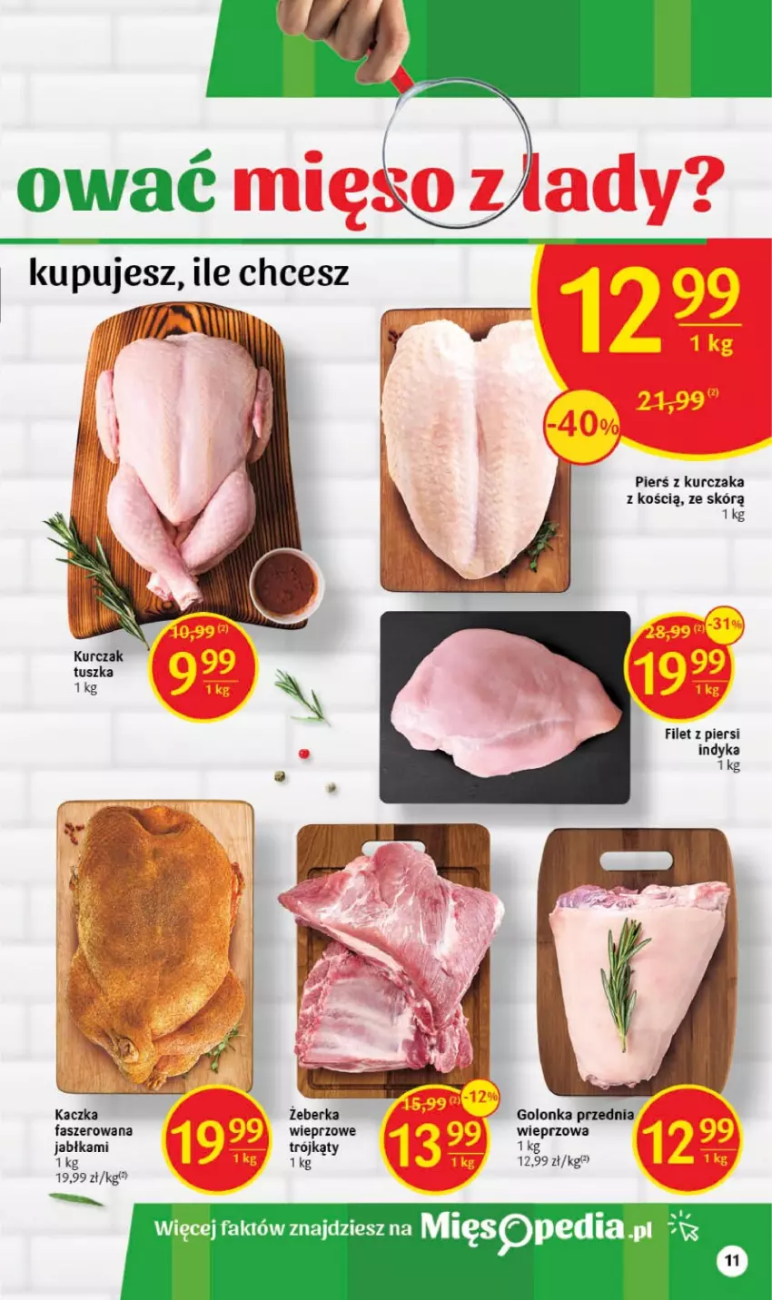 Gazetka promocyjna Delikatesy Centrum - Gazetka DC34 - ważna 31.08 do 06.09.2023 - strona 11 - produkty: Fa, Filet z piersi indyka, Jabłka, Kaczka, Kurczak, Tusz