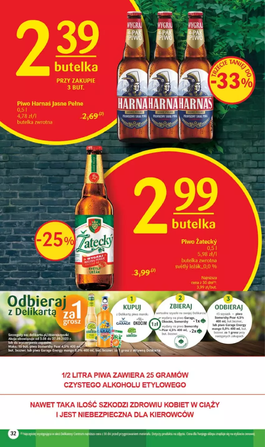 Gazetka promocyjna Delikatesy Centrum - Gazetka DC34 - ważna 31.08 do 06.09.2023 - strona 32 - produkty: Gra, Koc, Mango, Okocim, Piec, Piwa, Piwo, Rum, Somersby