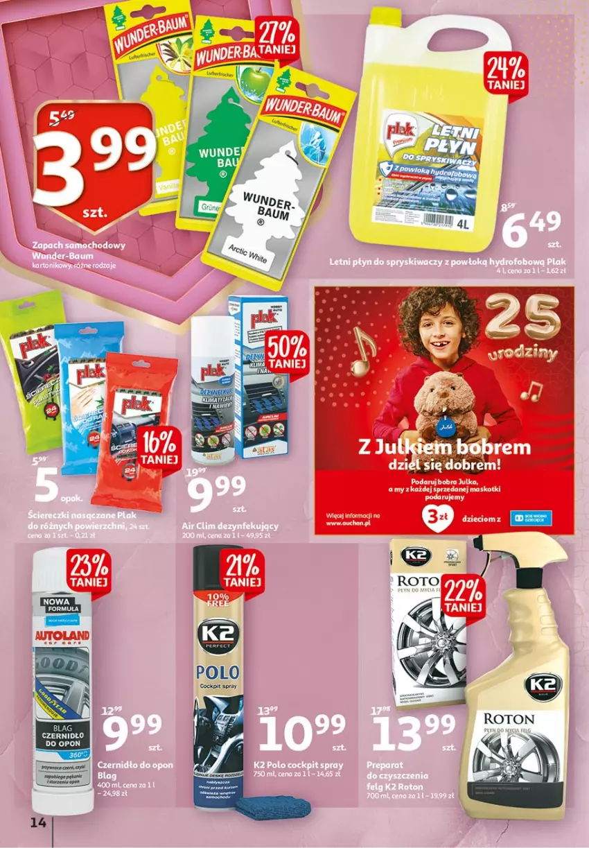 Gazetka promocyjna Auchan - 25 Urodziny – Życzymy Wszystkiego Słonecznego - ważna 06.05 do 15.05.2021 - strona 14