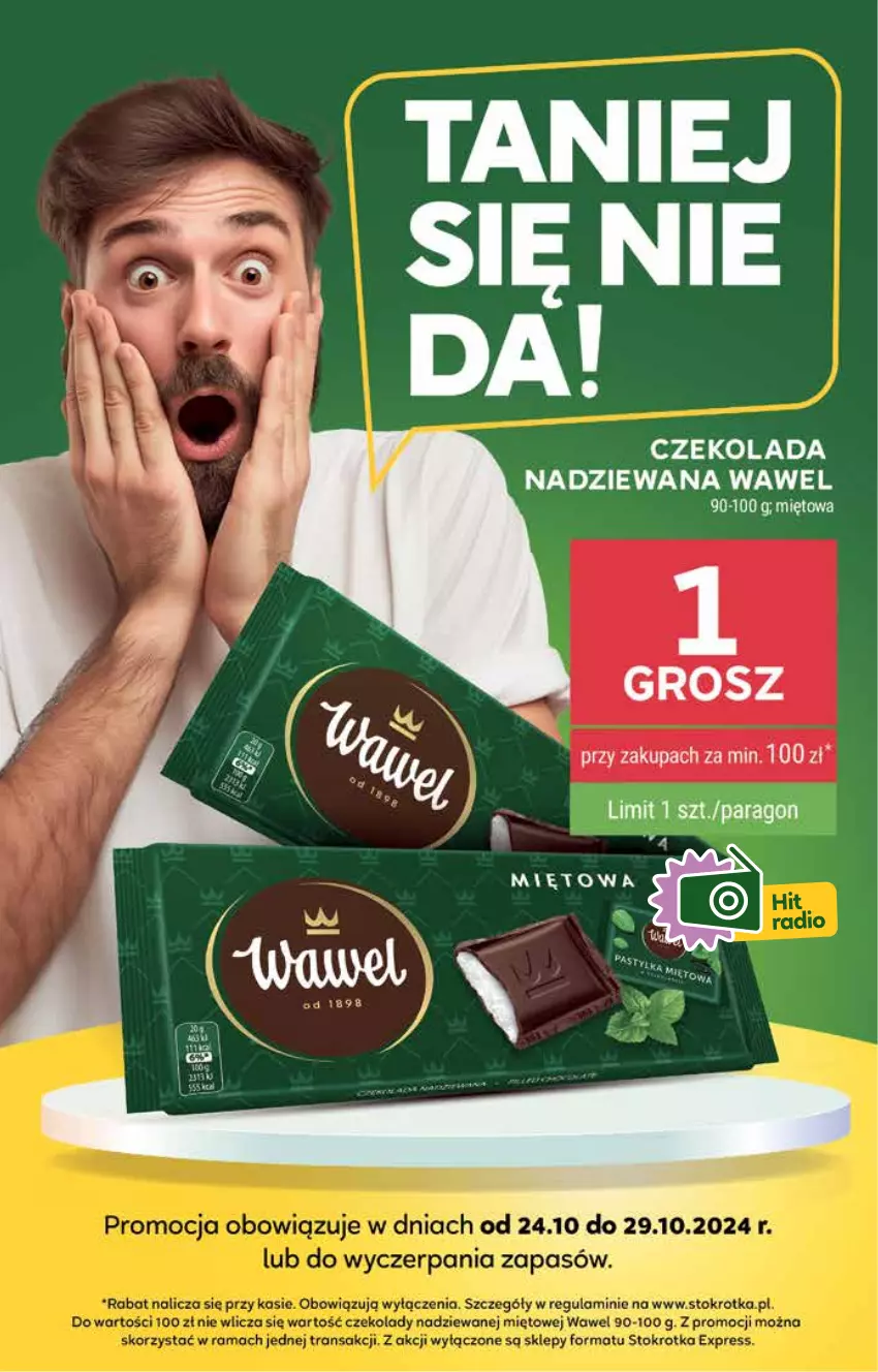 Gazetka promocyjna Stokrotka - Market - ważna 24.10 do 29.10.2024 - strona 2 - produkty: Czekolada, Czekolada nadziewana, Wawel