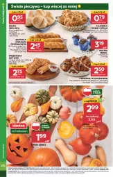 Gazetka promocyjna Stokrotka - Market - Gazetka - ważna od 29.10 do 29.10.2024 - strona 10 - produkty: Piec, Warzywa, Mus, Hot dog, Kajzerka, Croissant, Sezam, Bagietka, Pieczywo, Owoce, Bułka, Mięso