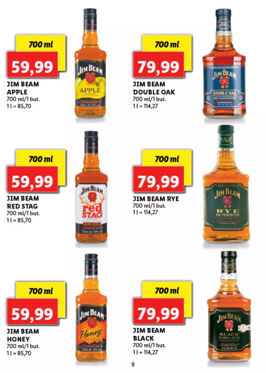 Gazetka promocyjna Lidl - Alkohole mocne - ważna 19.04 do 13.06.2021 - strona 9 - produkty: Jim Beam, Lack